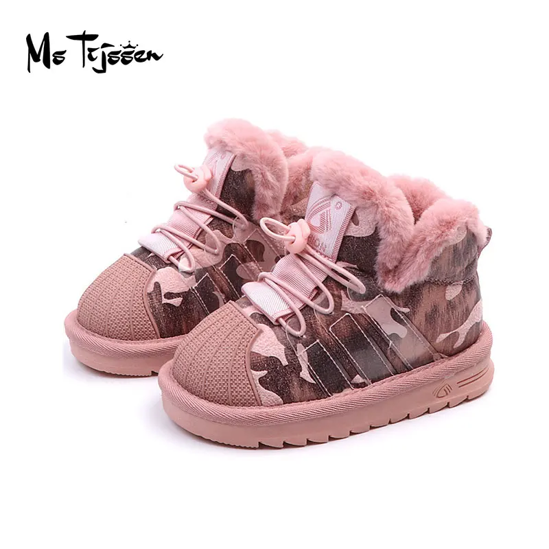 

Childrens Soft Sole Ankle Snow Boots MT049