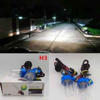 

Car Flashing 2pcs H3 HID lamp 55W xeno headlight Auto bulbs H4 H7 HIR2 light 3000K 4300K 6000K 8000K 100% Replacement headlamp