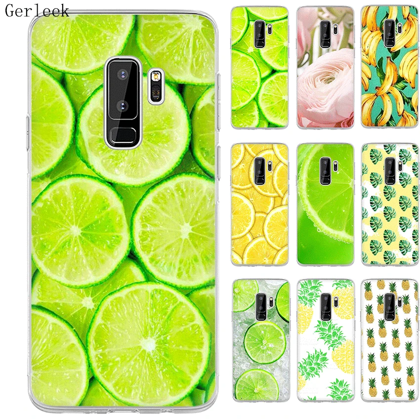 Чехол Desxz Lemon Fruta Flor для Samsung Galaxy S3 S4 S5 S6 S7 Edge S8 S9 S10 Plus S10e | Мобильные телефоны и