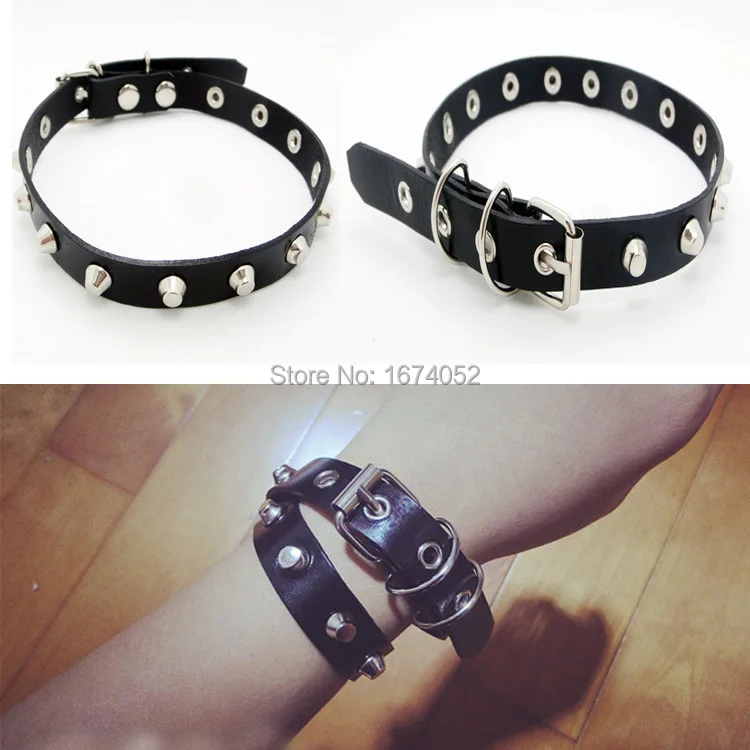 Venta al por mayor nueva SEXY hechos a mano Unisex hombres mujeres Punk Rock remache del