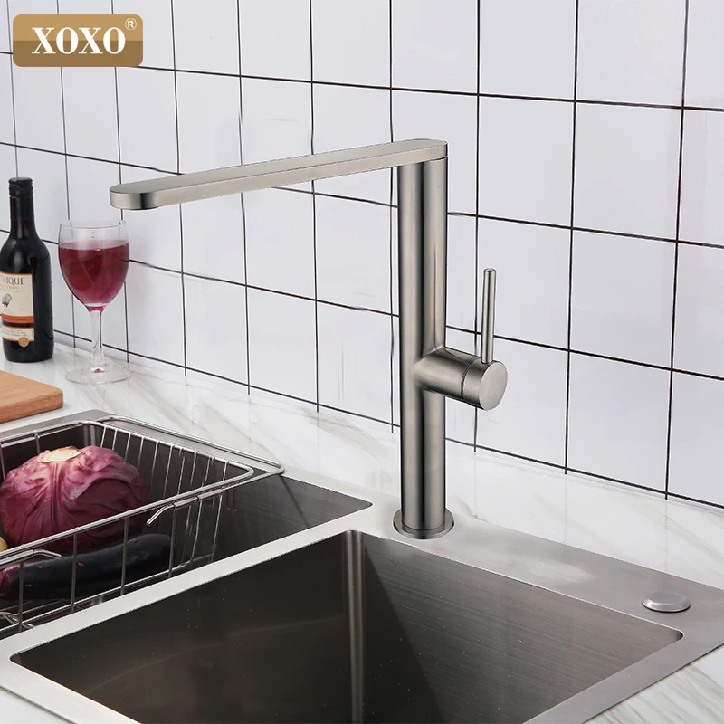  XOXO Modern Style Kitchen Faucet Cold and Hot Water Torneira Cozinha Single Handle 360 Degree Rotat - 33048042416