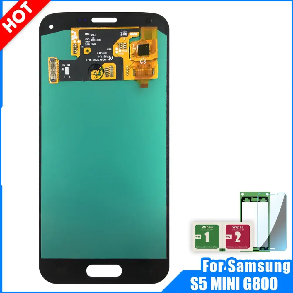

LCD Display For Samsung Galaxy S5 Mini G800 G800F G800H Touch Screen Digitizer Assembly for Samsung S5 mini G800 LCD Replacement