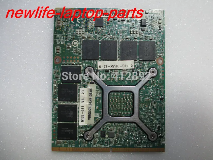 Оригинальная видеокарта GTX675M GTX 675M 2 Гб VGA 6 71 X510L D01 77 DDR5 100% протестирована быстрая