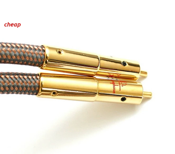 Кабель Hifi RCA Accuphase 40 е юбилейное издание OCC чистая медь соединение аудио кабель
