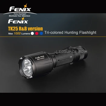 

Tri-colored Fenix TK25 R&B Max 1000 Lumens Hunting Flashlight for Most Tactical Demands