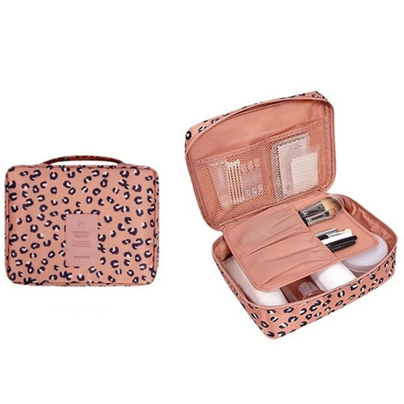 Neceser Rushed Floral Nylon Zipper New Women Makeup bag Cosmetic bag Case Make Up Organizer Toiletry Storage Travel Wash pouch