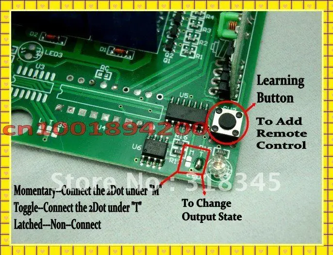 110 V 4CH Переключить/мгновенный беспроводной switch1transmitter& приемник-1 шт.) РЧ беспроводной пульт дистанционного управления system10A выход регулируется