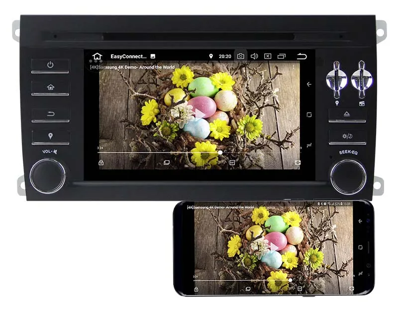 Discount Belsee Octa Core Android 9.0 Multimedia Head Unit Radio DVD Player for Porsche Cayenne 2003 2004 2005 2006 2007 2008 2009 2010 6