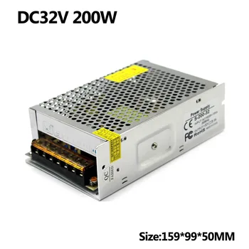 

Switching power supply DC 32V 6.3A 200W Single Output LED power supply transformer 220v 110v AC to DC32V for Radio Stepper Motor