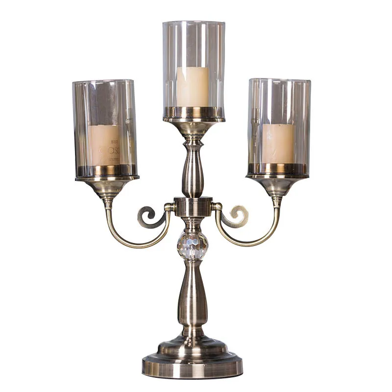

European Creative Restaurant Scented Candle Holder Decoration Home Romantic Candlelight Dinner Desktop Decorations 3DZTY27