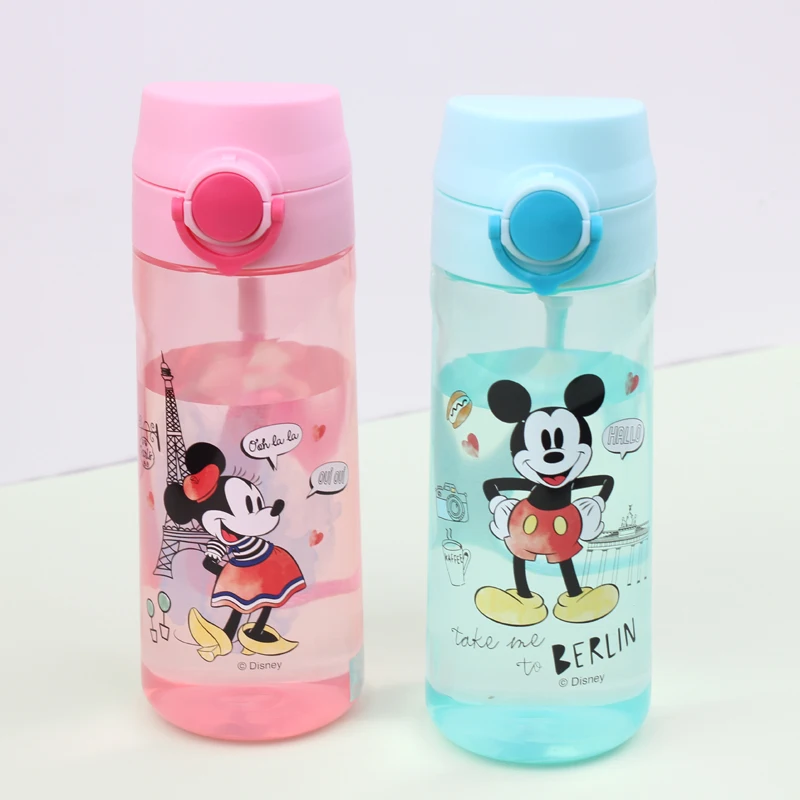 

500ML Eco-friendly Kids Drinking Cartoon Water Bottles BPA Free Children Kettle Portable Sports Bottle Anti drop and anti leak