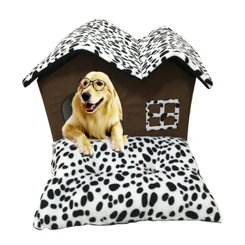 

Luxury High-End Double Pet House Dog Bed Room