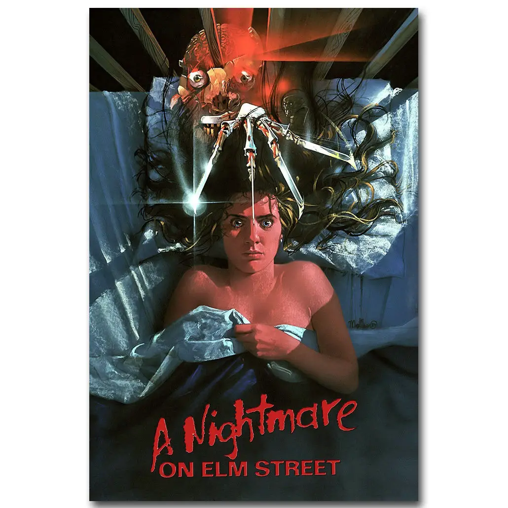 Q1116 Posters and Prints A Nightmare on Elm Street USA Horror Movie New Art Poster Canvas Painting Home Decor | Дом и сад