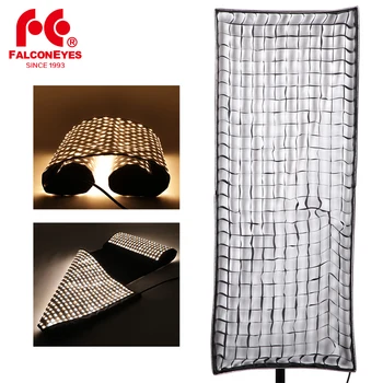 

Falcon Eyes RX-36TDX 240W Bi-Color 3000K-5600K LED Video Light Lamp Flexible Rollable Cloth Light Panel + Honeycomb Grid Softbox