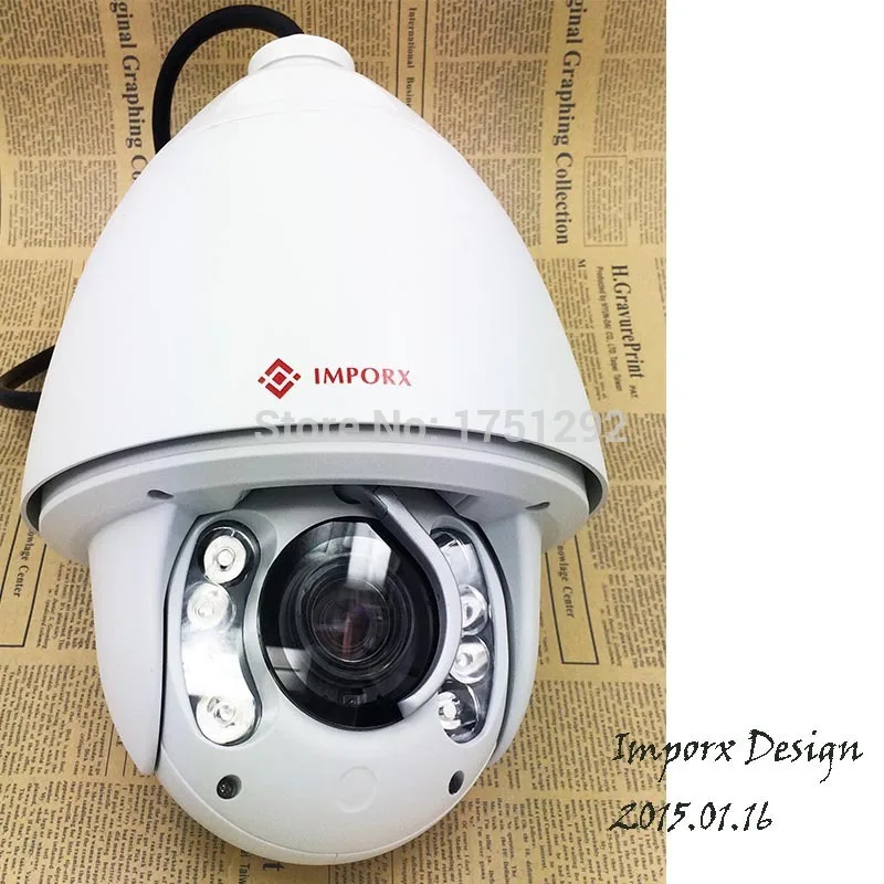 Высокое качество Full HD 1080 P Auto Tracking PTZ IP Камера 20X зум видеонаблюдения Открытый Камера 1920*1080 P может отправить из ЕС