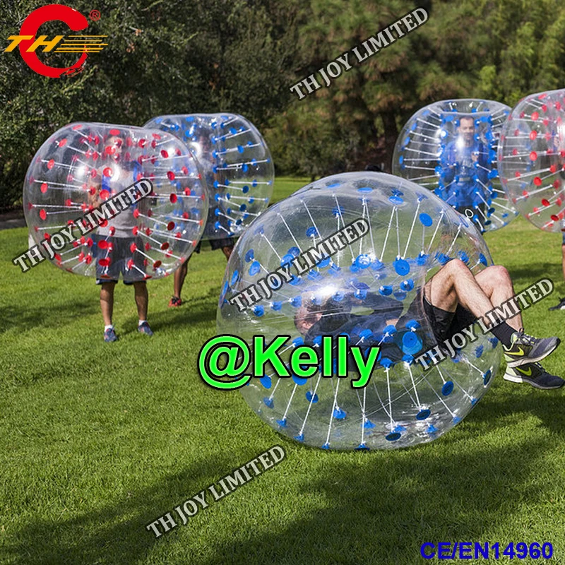 free door shipping color dots inflatable Soccer Bubble balls