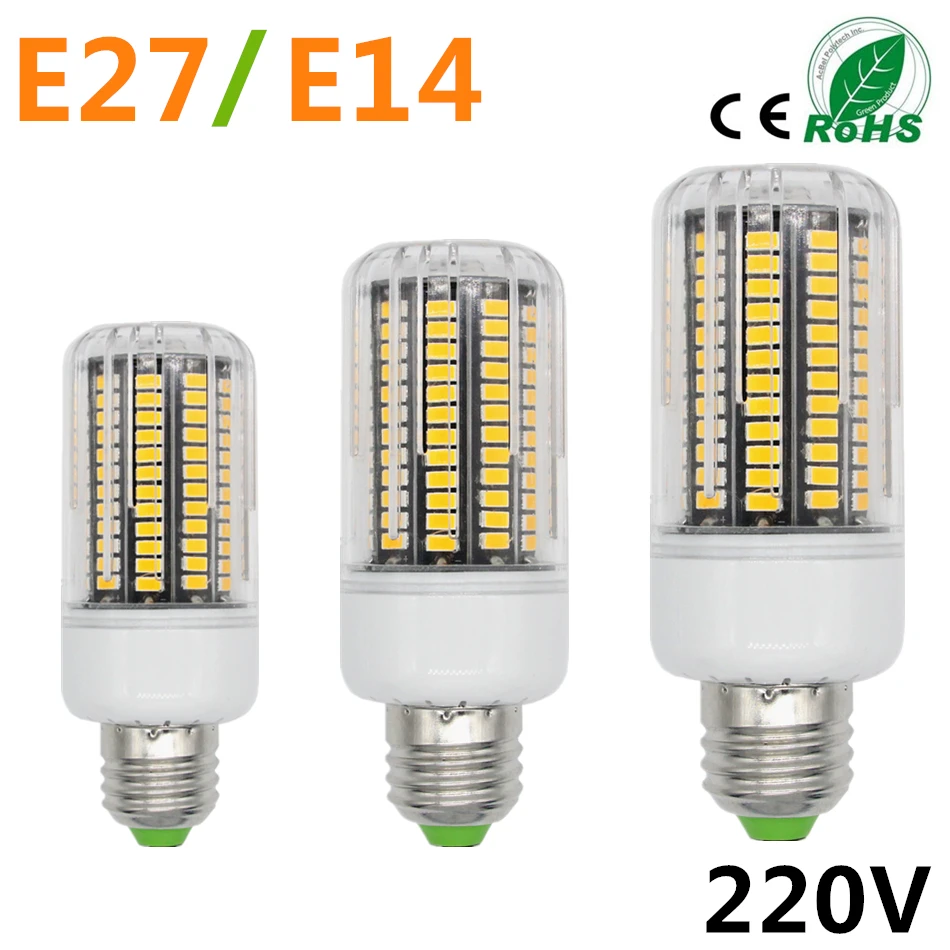 Новый SMD 5733 лампада светодиодный светильник E27 220V 3W 4W 5W 7W 8W 10W точечный E14 Bombillas