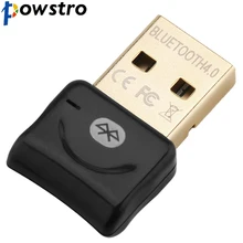 Powstro Мини Bluetooth V4.0 Двойной режим беспроводной ключ USB Позолоченный разъем CSR для Windows 10 8 7 Vista XP 32/64