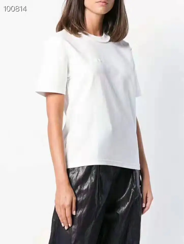 2019SS Новый Vetements патч майки 1:1 высокое качество Oversize футболка футболки вышивка обе