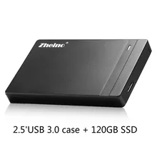 Zheino P1 USB3.0 External SSD 120GB Super Speed with 2.5 SATA Solid State Drive Replacement Of External Hard Drive Disk