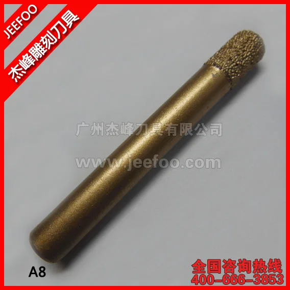 

A8-8*12mm Carbide Cutting Tools/ Cnc Engraving Bits/ Marble Stone/ Wood Cnc Router Bits Forcarving Machine