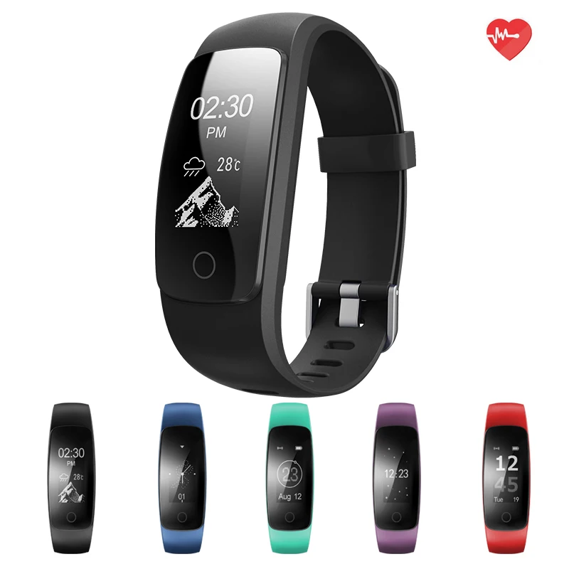 

ID107 Upgrade edition Smart Sport Bracelet Fitness Activity Tracker Heart Rate Monitor GPS Tracker Smart Band Watch Wristband