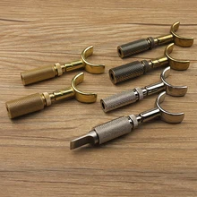  DIY Leather Craft Tool  Shank Height Adjustable Swivel Knife With Steel Knife Blade 