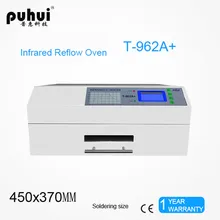 2300 Вт PUHUI T-962A+ печь оплавления инфракрасный обогреватель T962A+ печи оплавления светодио дный BGA SMD SMT паяльная Sation 450*370 мм