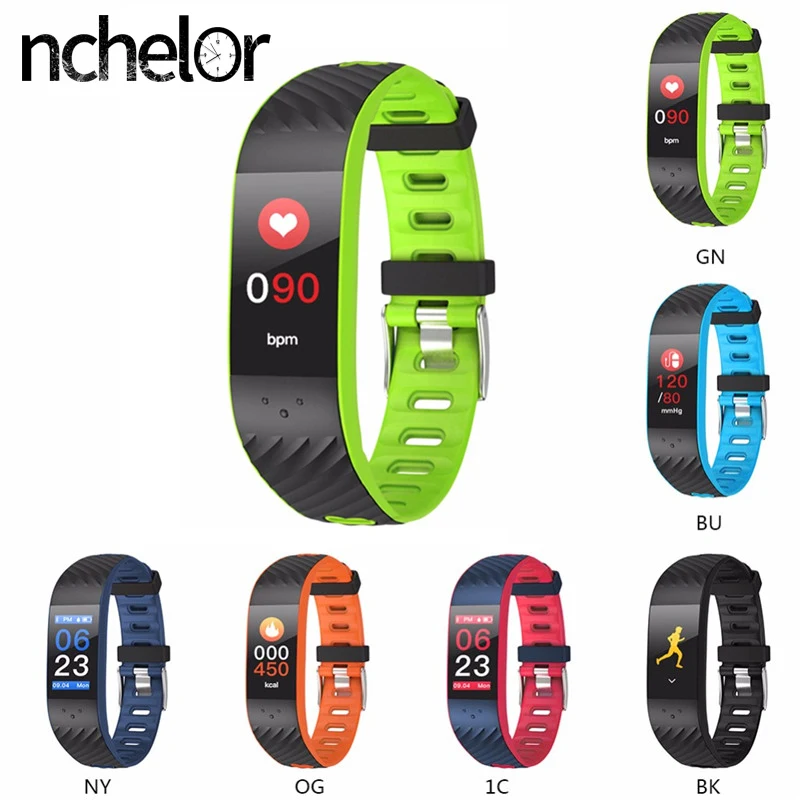 

P4 Bluetooth Smart Wristband Fitness Tracker Sports Bracelet Waterproof Pedometer Blood Pressure Heart Rate Monitor Smartband