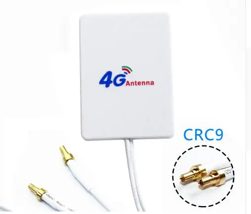 3g 4G LTE Антенна внешняя антенна для huawei zte 4G LTE маршрутизатор модем антенна с TS9/CRC9/SMA разъем 2 м кабель - Цвет: CRC9 connector