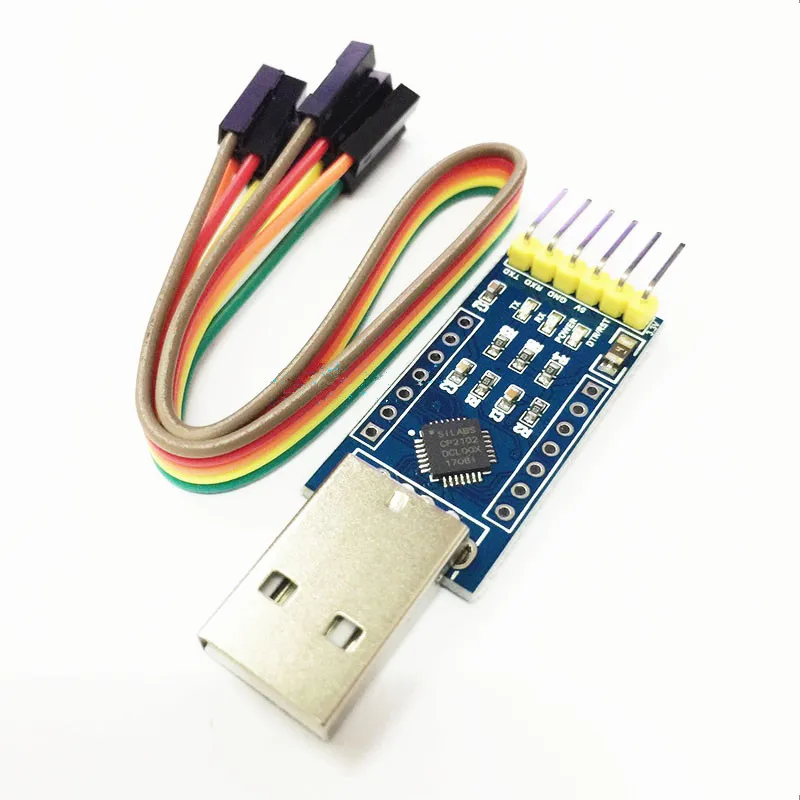 

5pcs/lot CP2102 USB to TTL small board UNO R3 Pro Mini burner download line For arduino
