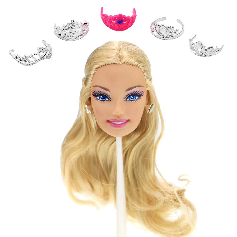 barbie doll head earrings