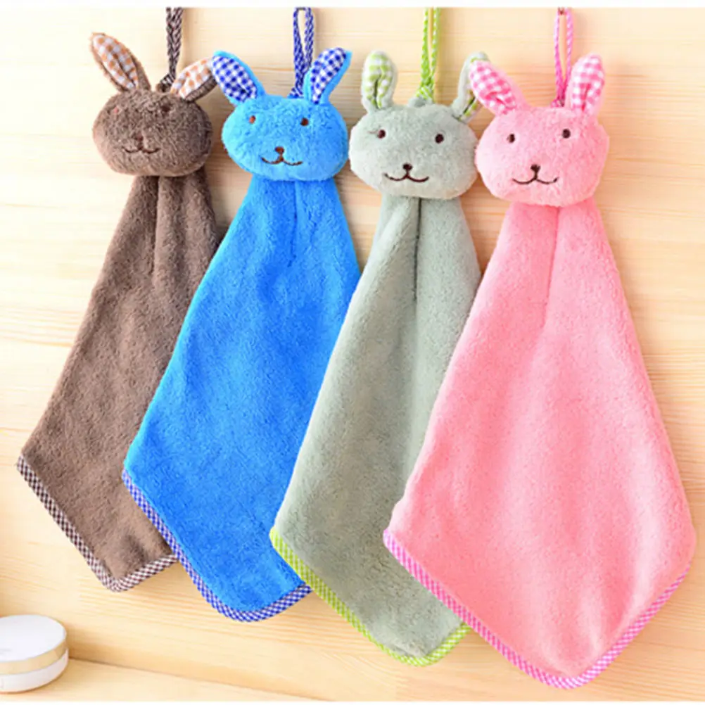 1 шт.; детское полотенце для рук с кроликом; банный халат из плюшевой ткани для маленьких мальчиков и девочек; весеннее банное полотенце с капюшоном и рисунком животных для детей