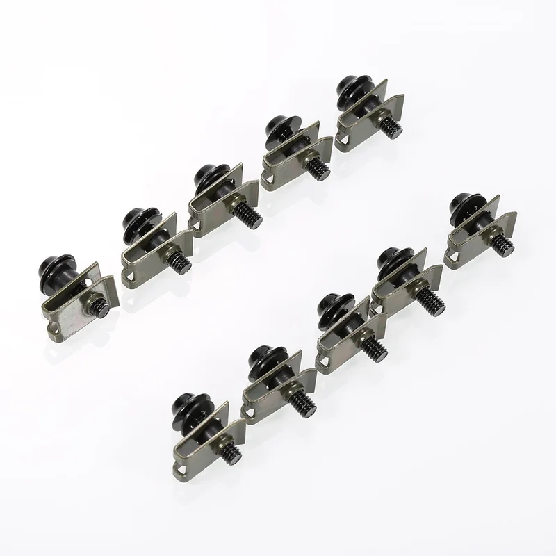 

Universal 10pcs/Set M5 5mm Aluminium Motorcycle Metal Retainer Screw Fairing Bolts Rack Plating Motocycle Fairing Screw