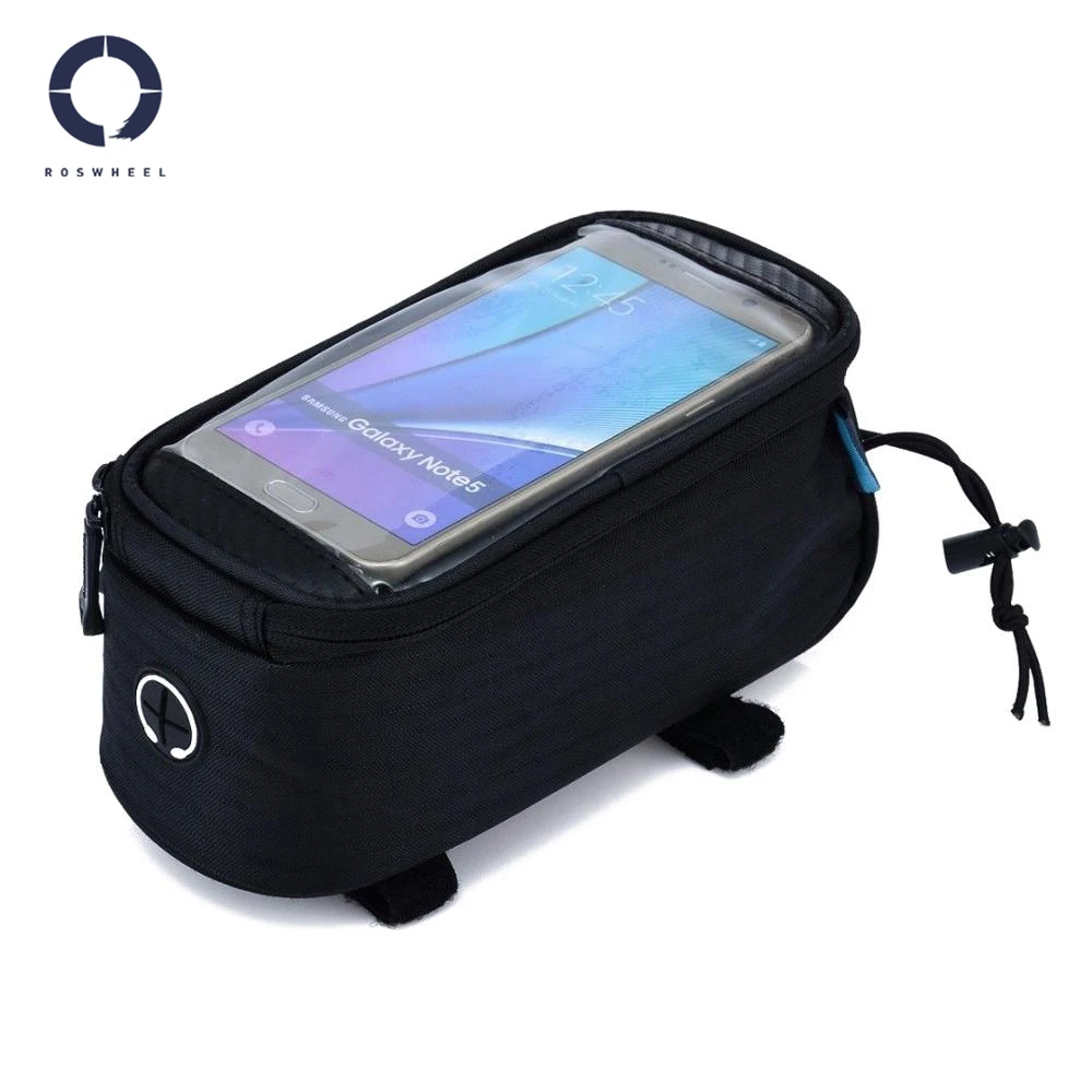 Excellent ROSWHEEL Bicycle Tube Bag 12496L-CA5 Portable Bike Frame Front Transparent PVC with Audio Extension Line for 5.5 Cellphone 0 Excellent ROSWHEEL Bicycle Tube Bag 12496L-CA5 Portable Bike Frame Front Transparent PVC with Audio Extension Line for 5.5 Cellphone 0