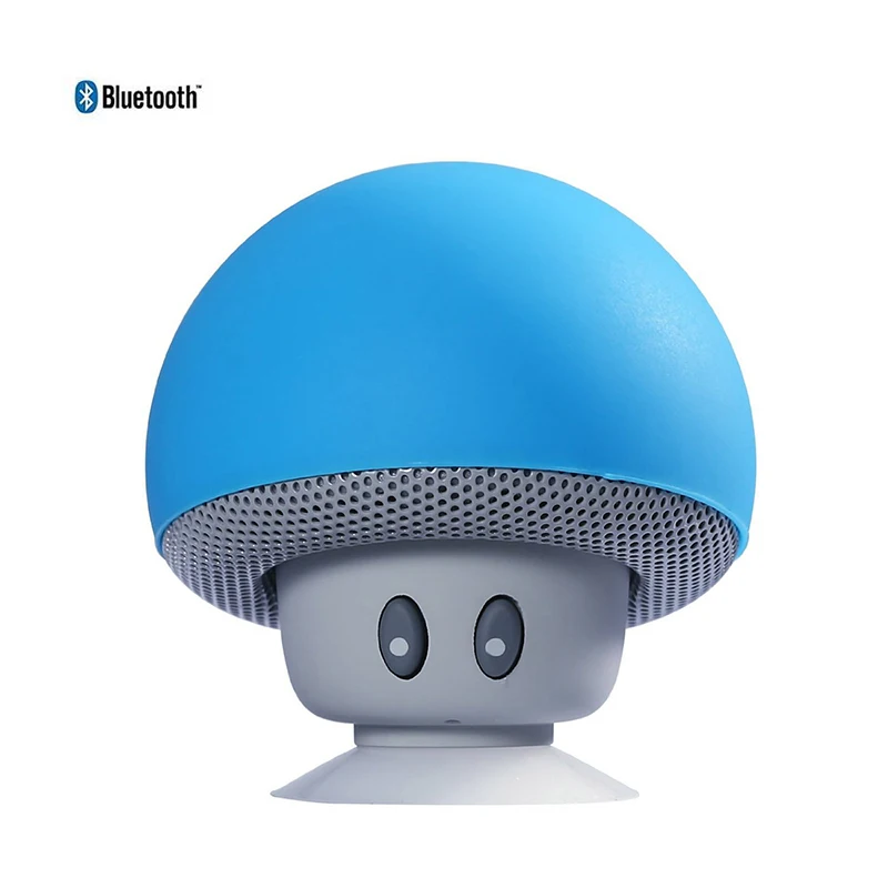 Черная мини-колонка в форме гриба Беспроводная Bluetooth 4 1 Колонка mp3-плеер с