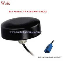 FAKRA женский винт маленького размера крепление с высоким коэффициентом усиления gps ГЛОНАСС активная антенна крепление на крыше водонепроницаемый gps ГЛОНАСС автомобильная антенна