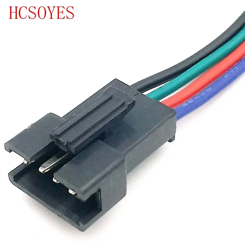 (10 пар/лот) 4 контакта JST разъем для ws2801/3528/LPD8806/apa102 rgb led светодиодный модуль Вилки и