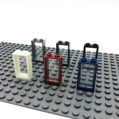 

*Window 1x2x3 w. glass* 20pcs Y104 DIY enlighten block brick part No.60593 Compatible With Other Assembles Particles
