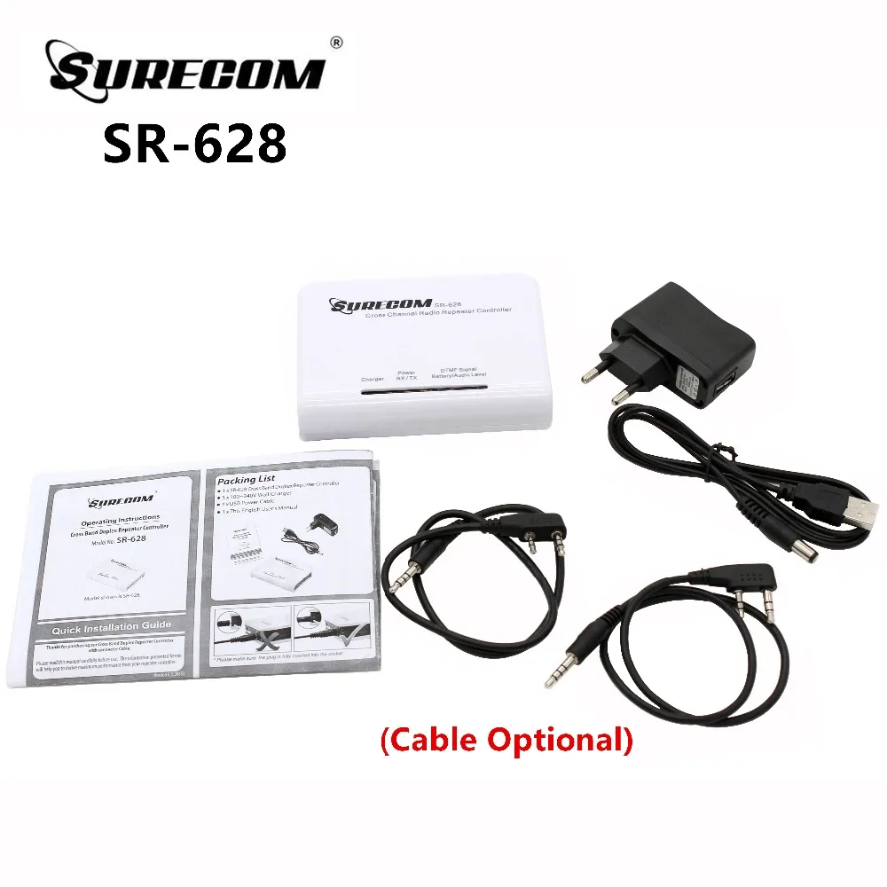 

SURECOM SR-628 Walkie Talkie Radio Duplex Repeater Controller with 2PCS Connect Cable for BaoFeng UV-5R BF-888S GT-3 UV-82 H777