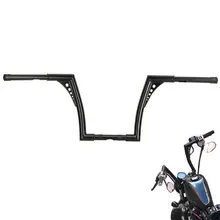1,2" Fat 12" Rise широкий руль для мотоцикла руль для Sportster XL 883 Dyna Softail железный черный для FLST для FXST