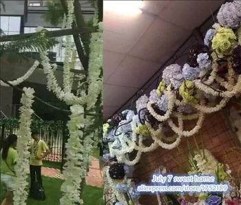 

New boxwood milk cattleya orchids string strings wedding silk flower floral arrangement wedding props wholesale