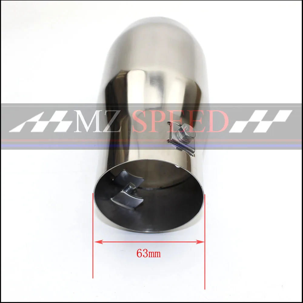 Автомобиль silenciador de Acero Inoxidable punta del escape tubo de escape Silenciador punta de la cola для автомобилей Mazda глушитель