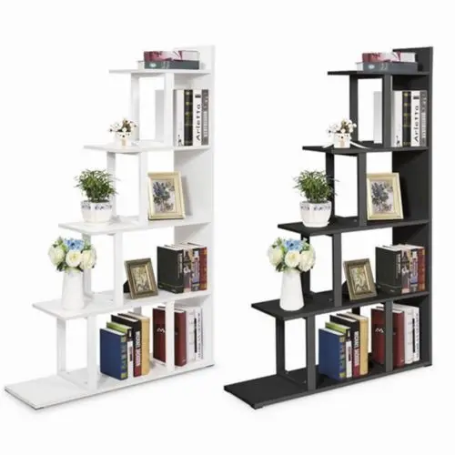 

Tribesigns 5 Tier Bookcase Bookshelf Wall Corner Shelf Ladder Storage Display