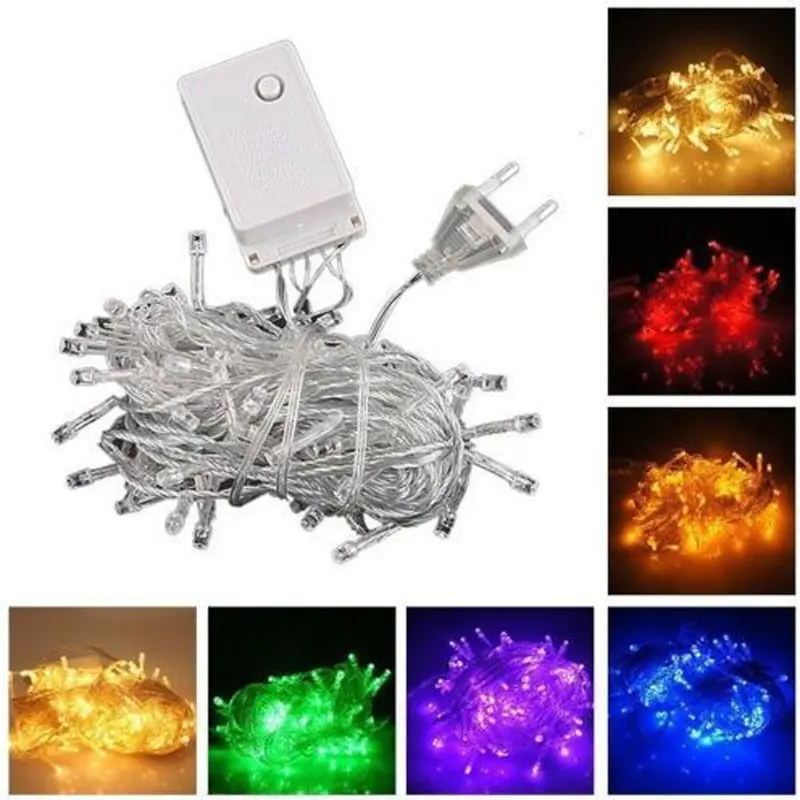 

HOT 220V 10M LED String Light Waterproof Fairy Lamp 100 Leds Festival Christmas Wedding Party Indoor Outdoor Home Decoration LSF