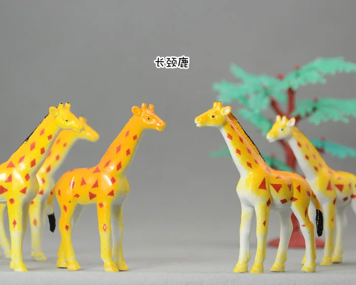 High quality Small solid animal model toy eco-frie...