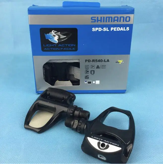 SHIMANO PD-R540-LA самоблокирующиеся SPD педали велосипедные дорожные педали для велосипеда PD-R540 компоненты, используемые для велосипедных гонок