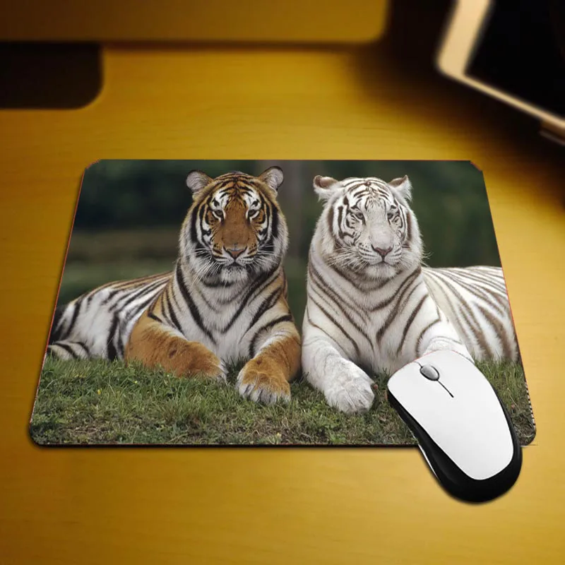 Mairuige All Kinds of Many Choose 3size Animals Tiger Pattern Mosepad Support Diy Design Pc Laptop Gaming Mouse Pads To Desktop
