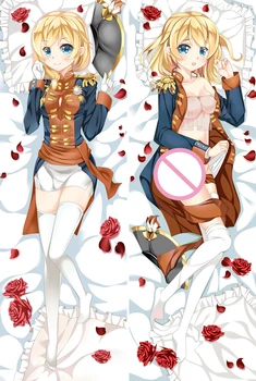 

2017-August update Anime Warship Girls Lexington Vittorio Tirpitz Saratoga Dakimakura pillow cover case hugging Body pillowcase