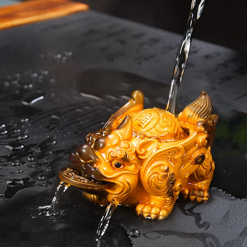 Creative Silicone Color Change Tea Pet Kung Fu Tray Accessories Gifts Brave Troop Crafts Decorative Free Shipping | Дом и сад